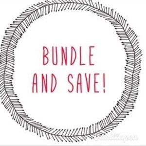 Bundle items to save !🤩